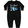 thumbnail image 1 of Inktastic 1st Birthday Mermaid Party Baby Fleece Romper, 1 of 4