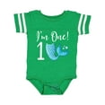 thumbnail image 1 of Inktastic 1st Birthday Mermaid Party Girls Baby Bodysuit, 1 of 5
