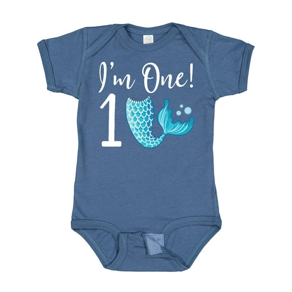 Inktastic 1st Birthday Mermaid Party Girls Baby Bodysuit