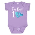 thumbnail image 1 of Inktastic 1st Birthday Mermaid Party Girls Baby Bodysuit, 1 of 5