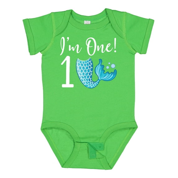 Inktastic 1st Birthday Mermaid Party Girls Baby Bodysuit