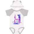 thumbnail image 1 of Inktastic 1st Birthday Mermaid Tail Boys or Girls Baby Bodysuit, 1 of 5