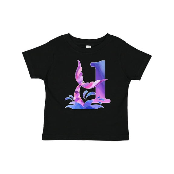 Inktastic 1st Birthday Mermaid Tail Boys or Girls Baby T-Shirt