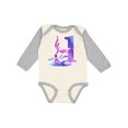 thumbnail image 1 of Inktastic 1st Birthday Mermaid Tail Boys or Girls Long Sleeve Baby Bodysuit, 1 of 5