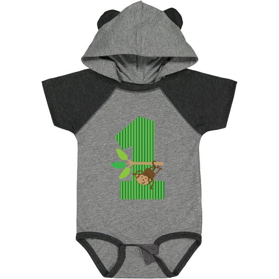 Inktastic 1st Birthday Monkey Boys or Girls Baby Bodysuit