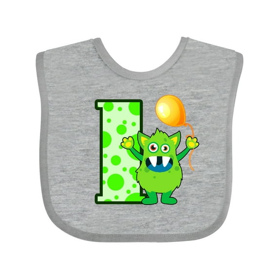 Inktastic 1st Birthday Monster Boys or Girls Baby Bib
