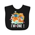 thumbnail image 1 of Inktastic 1st Birthday Noah Ark Boys or Girls Baby Bib, 1 of 4