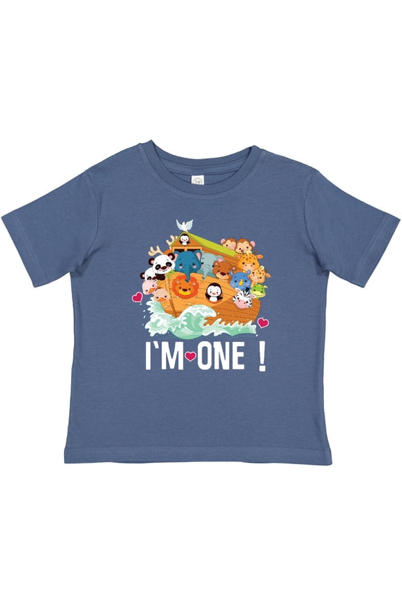 1st Birthday Noah Ark Boys or Girls Baby T-Shirt