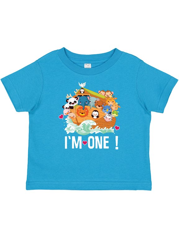 1st Birthday Noah Ark Boys or Girls Baby T-Shirt