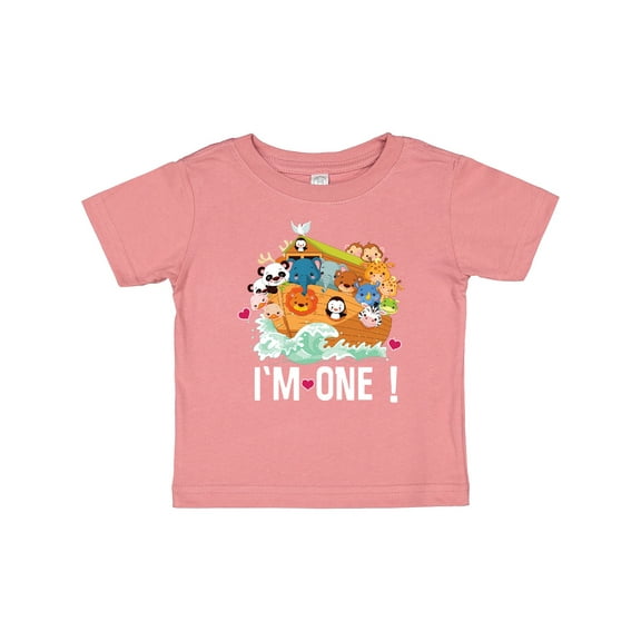 Inktastic 1st Birthday Noah Ark Boys or Girls Baby T-Shirt