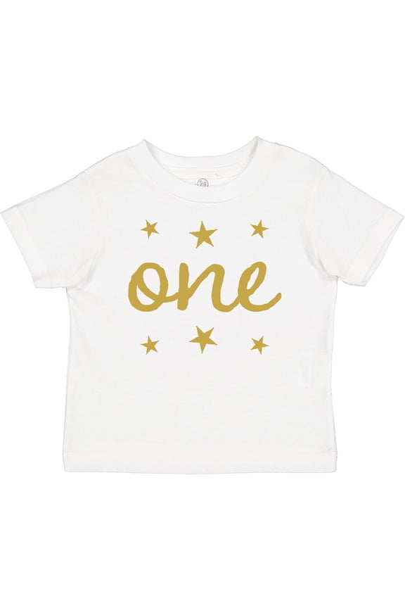 1st Birthday One Gold Boys or Girls Baby T-Shirt