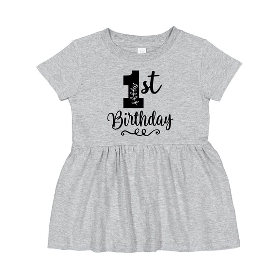 Inktastic 1st Birthday One Year Old Girls Girls Baby Dress