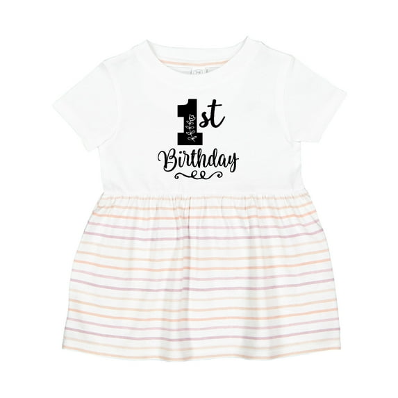 Inktastic 1st Birthday One Year Old Girls Girls Baby Dress