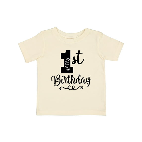 Inktastic 1st Birthday One Year Old Girls Girls Baby T-Shirt