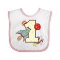 thumbnail image 1 of Inktastic 1st Birthday Outer Space Theme Boys or Girls Baby Bib, 1 of 4