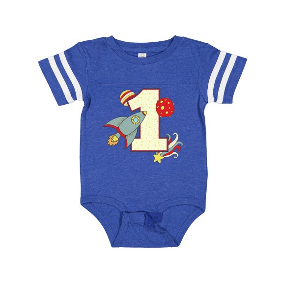 Inktastic 1st Birthday Outer Space Theme Boys or Girls Baby Bodysuit