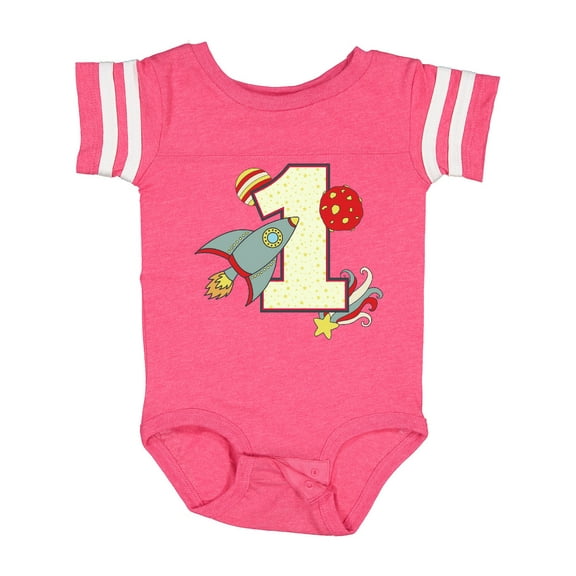 Inktastic 1st Birthday Outer Space Theme Boys or Girls Baby Bodysuit