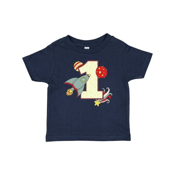Inktastic 1st Birthday Outer Space Theme Boys or Girls Baby T-Shirt