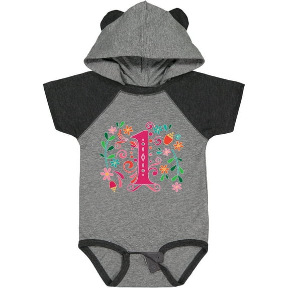 Inktastic 1st Birthday Party 1 Year Old Girls Girls Baby Bodysuit