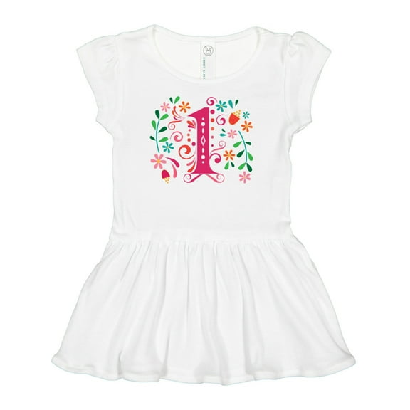 Inktastic 1st Birthday Party 1 Year Old Girls Girls Baby Dress