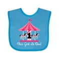 thumbnail image 1 of Inktastic 1st Birthday Party Carousel Horse Girls Baby Bib, 1 of 4