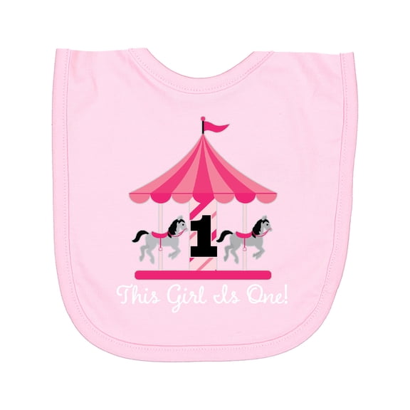 Inktastic 1st Birthday Party Carousel Horse Newborn Bib