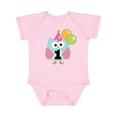 thumbnail image 1 of Inktastic 1st Birthday Party Girls Owl Girls Baby Bodysuit, 1 of 5