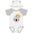 thumbnail image 1 of Inktastic 1st Birthday Party Girls Owl Girls Baby Bodysuit, 1 of 5