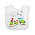 thumbnail image 1 of Inktastic 1st Birthday Party Train Boys or Girls Baby Bib, 1 of 4