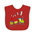 thumbnail image 1 of Inktastic 1st Birthday Party Train Boys or Girls Baby Bib, 1 of 4