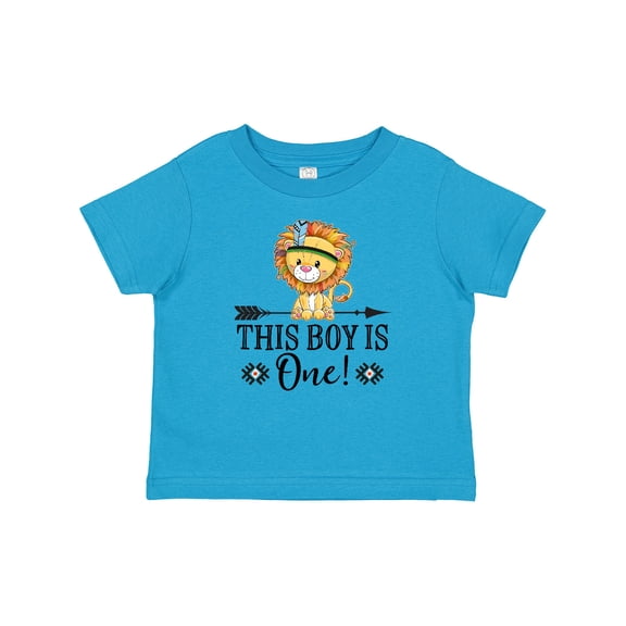 Inktastic 1st Birthday Party Tribal Lion Boys Boys Baby T-Shirt