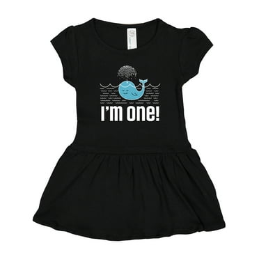 Inktastic 1st Birthday Party Whale Fish Girls Baby Dress