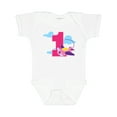 thumbnail image 1 of Inktastic 1st Birthday Pilot Airplane Girls Baby Bodysuit, 1 of 5