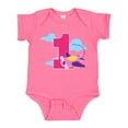 thumbnail image 1 of Inktastic 1st Birthday Pilot Airplane Girls Baby Bodysuit, 1 of 5