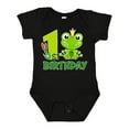 thumbnail image 1 of Inktastic 1st Birthday Prince Frog Boys Baby Bodysuit, 1 of 5