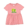 thumbnail image 1 of Inktastic 1st Birthday Princess Frog Girls Baby Dress, 1 of 5