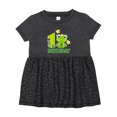 thumbnail image 1 of Inktastic 1st Birthday Princess Frog Girls Baby Dress, 1 of 5