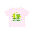 thumbnail image 1 of Inktastic 1st Birthday Princess Frog Girls Baby T-Shirt, 1 of 5