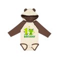 thumbnail image 1 of Inktastic 1st Birthday Princess Frog Girls Long Sleeve Baby Bodysuit, 1 of 5