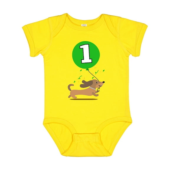 Inktastic 1st Birthday Puppy 1 Year Old Boy Boys Baby Bodysuit