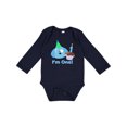 thumbnail image 1 of Inktastic 1st Birthday Puppy Blue Boys Long Sleeve Baby Bodysuit, 1 of 5