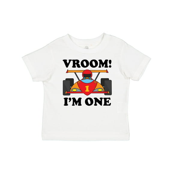 Inktastic 1st Birthday Racing Car Boys Boys Baby T-Shirt