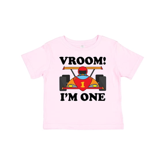 Inktastic 1st Birthday Racing Car Boys Boys Baby T-Shirt