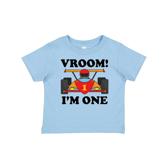 Inktastic 1st Birthday Racing Car Boys Boys Baby T-Shirt