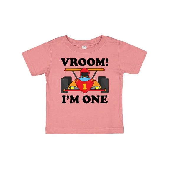 Inktastic 1st Birthday Racing Car Boys Boys Baby T-Shirt
