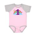thumbnail image 1 of Inktastic 1st Birthday Rainbow Gift Baby Girl Bodysuit, 1 of 4