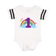 thumbnail image 1 of Inktastic 1st Birthday Rainbow Gift Baby Girl Bodysuit, 1 of 4