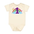 thumbnail image 1 of Inktastic 1st Birthday Rainbow Girls Baby Bodysuit, 1 of 5