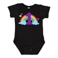 thumbnail image 1 of Inktastic 1st Birthday Rainbow Girls Baby Bodysuit, 1 of 5