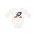 thumbnail image 1 of Inktastic 1st Birthday Rocketship One Year Old Boys or Girls Long Sleeve Baby Bodysuit, 1 of 5